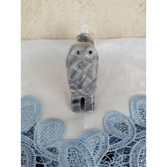 Hand Carved Marble/Onyx Dog Figurine Cocker Spaniel - Picture 2 of 7